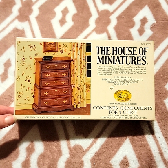 The House of Miniatures Office Vintage House Of Miniatures Diy Craft Dollhouse Furniture